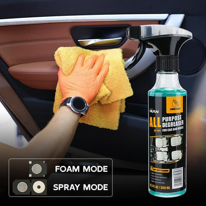 NUAN- Multi-Purpose Cleaning Spray: an All-In-One Household Cleaner Suitable for Kitchens, Bathrooms, and Both Interior and Exterior Car Surfaces. Effectively Removes Stubborn Stains.